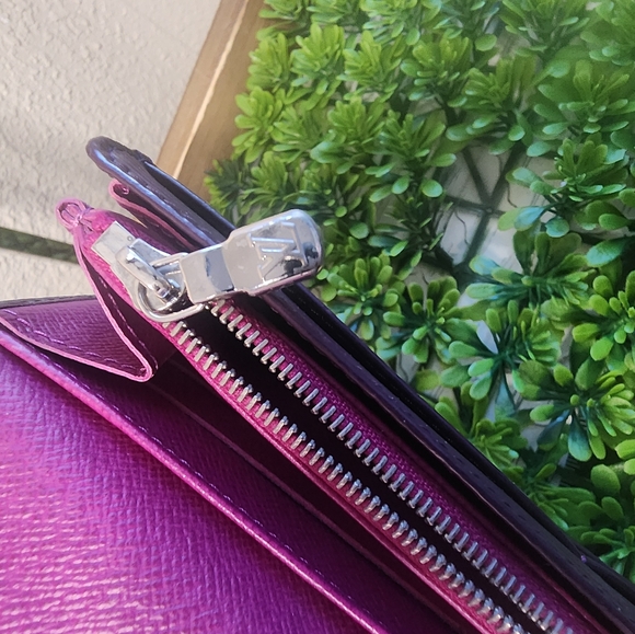 Louis Vuitton Purple Epi Long Wallet - Picture 10 of 12